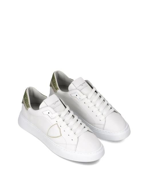 Philippe Model White Low-Top Sneakers for men