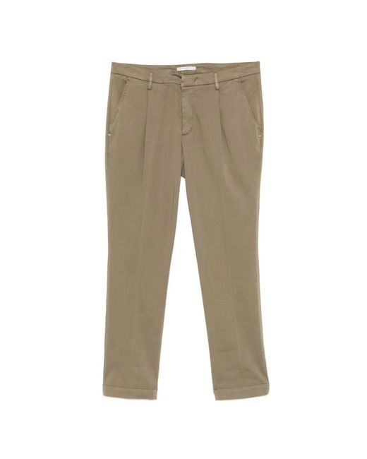 Entre Amis Natural Arno Pocket Pleated Trousers for men