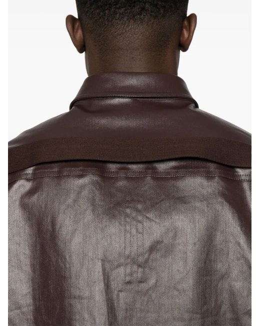 Rick Owens Jumbo Weste in Brown für Herren