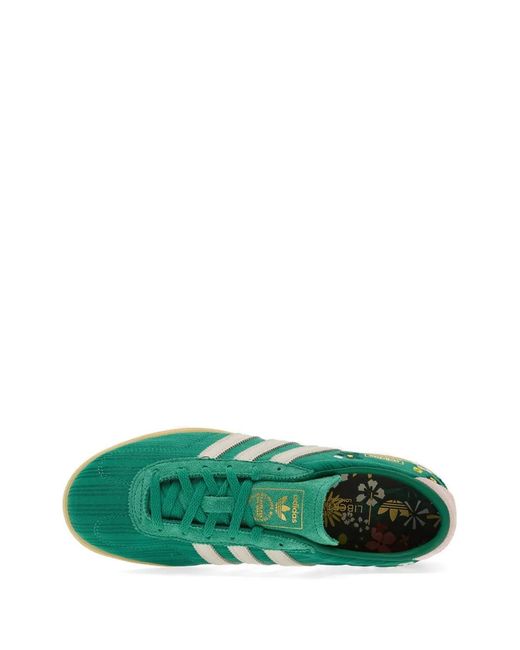 Adidas Green Gazelle Lo Pro W Floral-Detail Sneakers