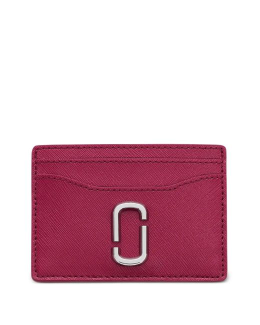 Marc Jacobs Purple Kartenetui Mit Logo-Schild