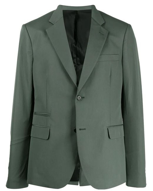 Stella McCartney Green Single-Breasted Blazer for men