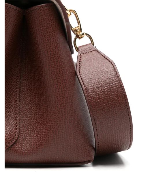 Emporio Armani Brown Leather Tote Bag