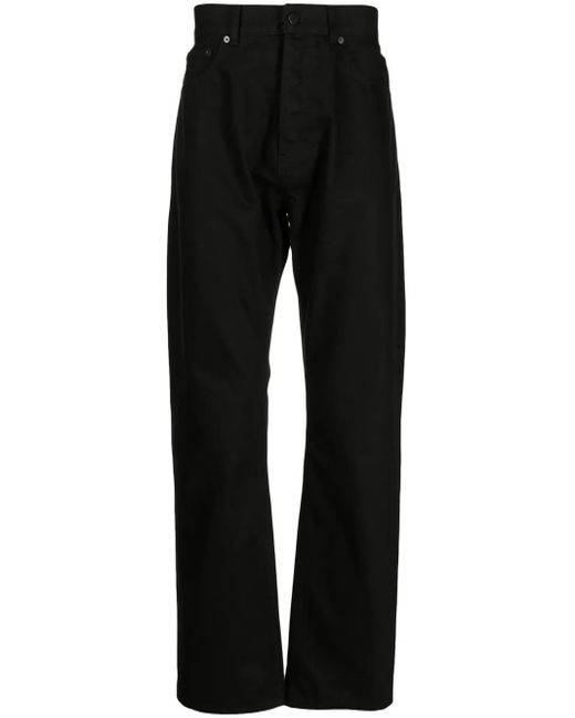 Vaqueros rectos de talle alto Fear Of God de hombre de color Black