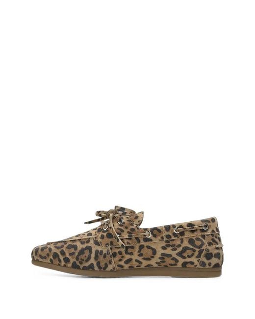 Mexx Multicolor Leopard-Print Loafers
