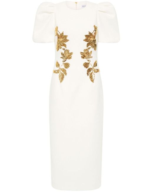 Rebecca Vallance White Versailles Sequin-embellished Dress