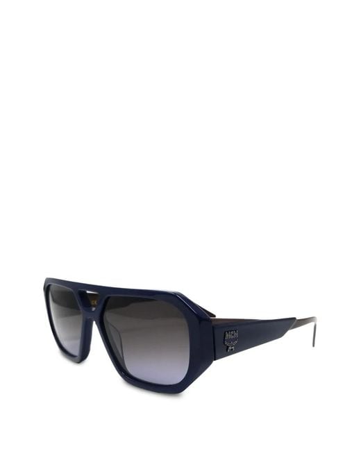 MCM Pilotenbrille Mit Logo-Schild in Blue für Herren
