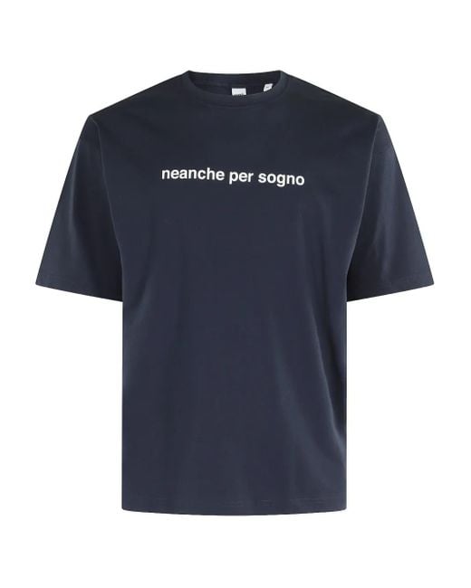 メンズ Aspesi エンブロイダリー Tシャツ Blue