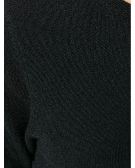 N.Peal Cashmere ショートスリーブ カシミアニット Black