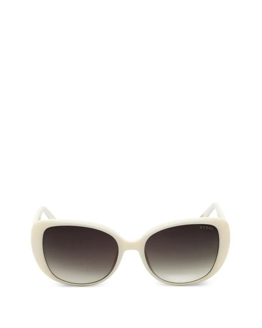 GUESS EYEWEAR White Logo-Detail Sunglasses