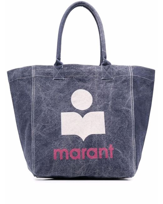 Isabel Marant Denim Yenky Tote Bag in Blue Save 23 Lyst