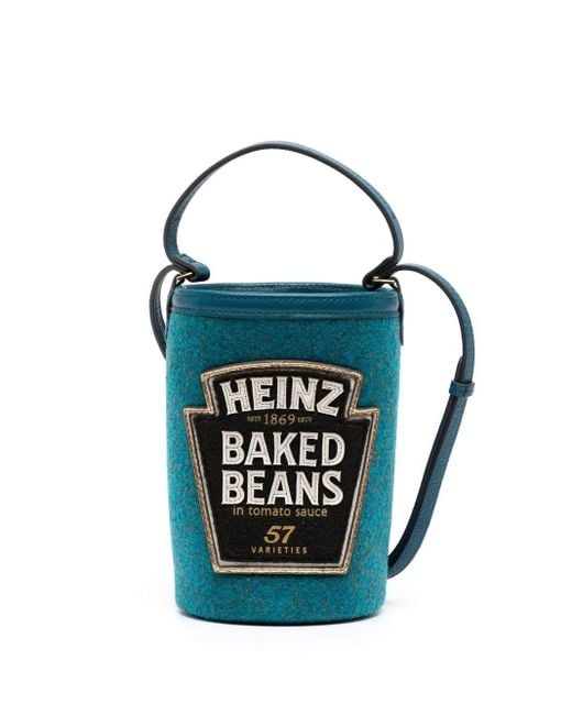 Anya Hindmarch Blue Heinz Baked Beans Crossbody Bag