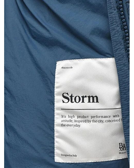 Bacon Blue Storm Quilted Down Jacket