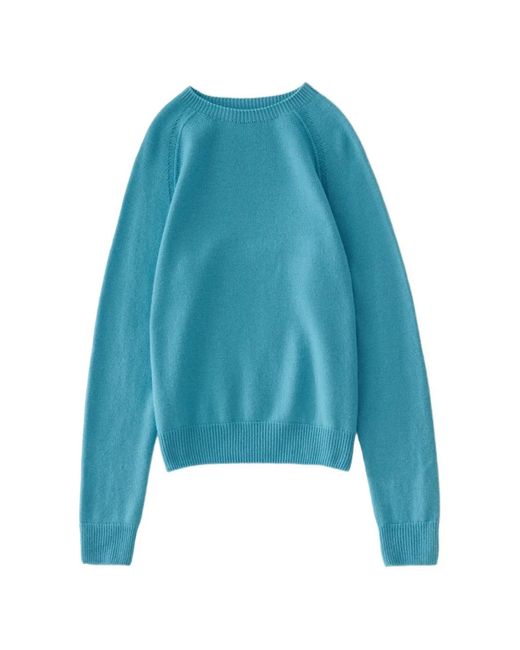 Studio Nicholson Blue Loenne Seamless Sweater