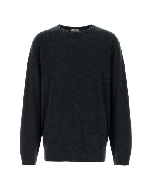 LeKasha Blue Colmar Cashmere Sweater for men