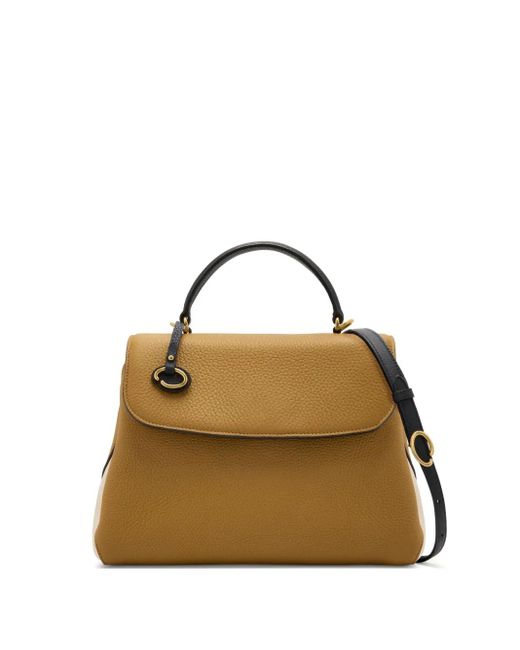 Oscar de la Renta Metallic Handtasche Mit Logo-Print