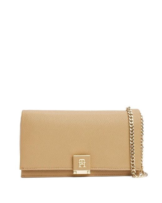 Tommy Hilfiger Natural Sac À Bandoulière À Logo
