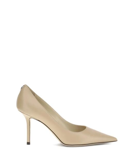 Jimmy Choo Natural Love Pointed-Toe Heel Pumps