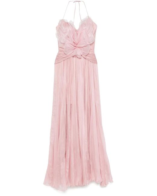 IRIS SERBAN Pink Nascisa Gown