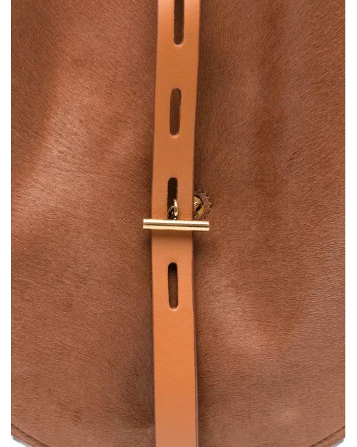 MINOBOSSI Brown Lizzie Shoulder Bag