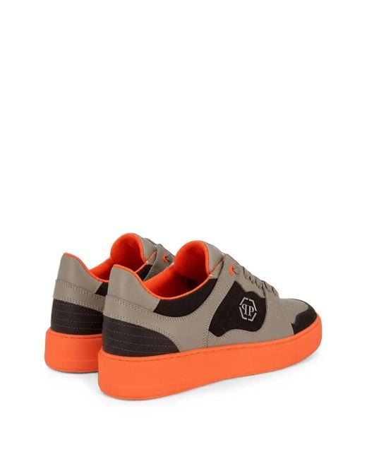 Philipp Plein Red Low-Top Royal Project
