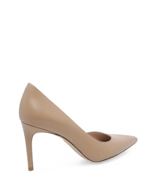 Stuart Weitzman White Stuart Power 85 Pump