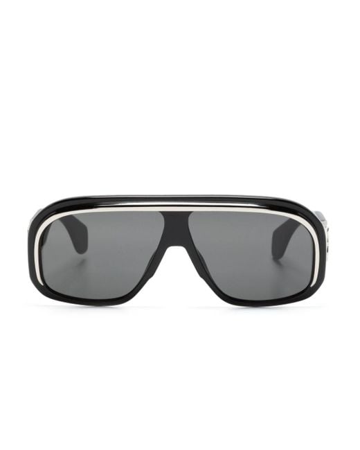 Palm Angels Gray Reedley Pilot-frame Sunglasses
