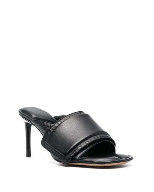 Jacquemus Black Les Splash Aqua Heeled Mules