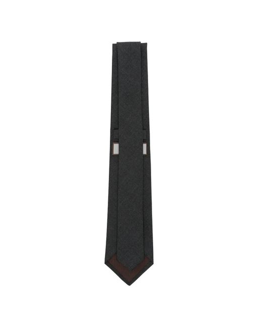 Canali White Wool Tie for men