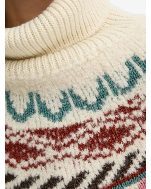 Jersey Iceberg con cuello alto Ba&sh de color Natural