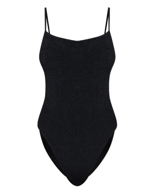 Bondeye Black Low Palace Spaghetti Strap Swimsuit