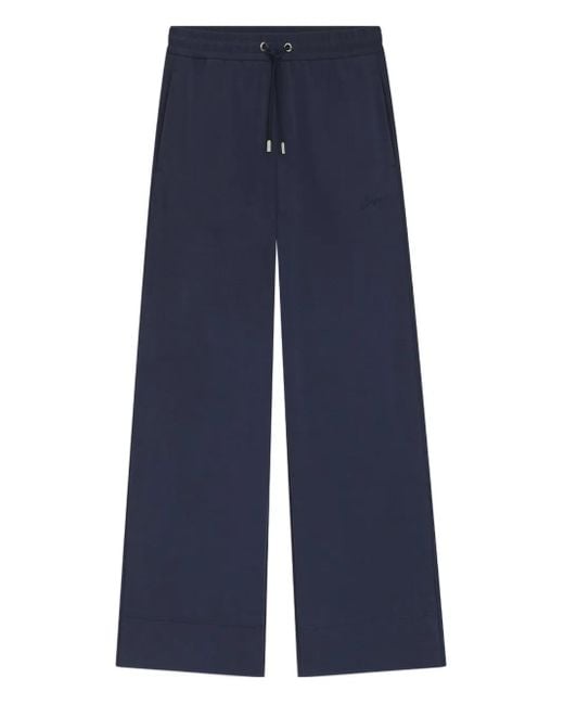Boss ドローストリング ワイドパンツ Blue