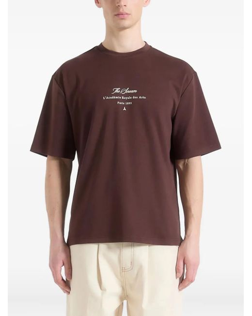 メンズ Manière De Voir The Scream グラフィック Tシャツ Brown