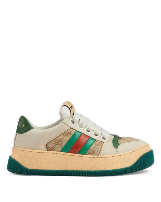 Gucci Sneakers Met Vlakken in het Multicolor