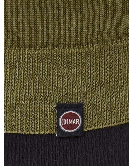 Colmar Black Virgin Wool Jumper for men