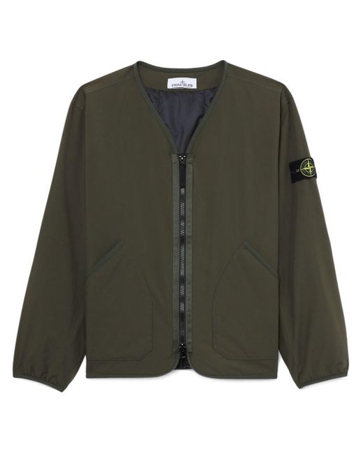 Stone Island Green Compass-badge Padded Jacket for men
