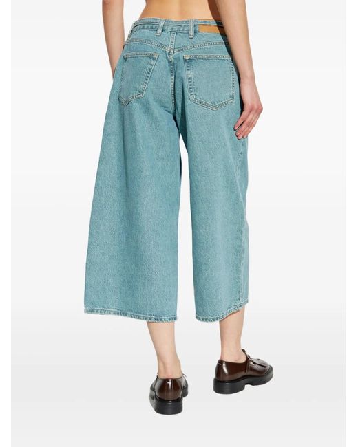 Samsøe & Samsøe Blue Saharper Wide-Leg Jeans
