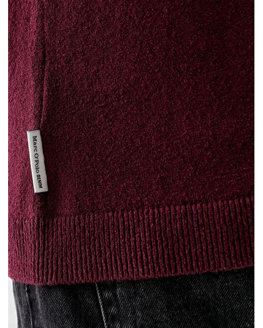 Marc O' Polo Red Polo-Collar T-Shirt for men
