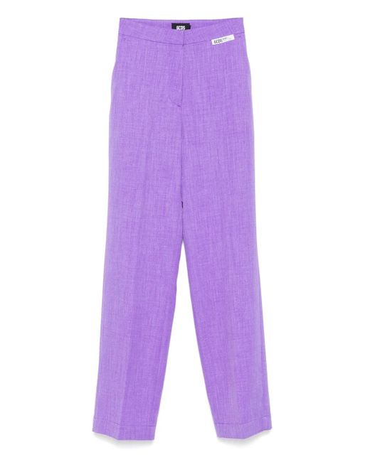 Gcds Purple Tailored Trousers