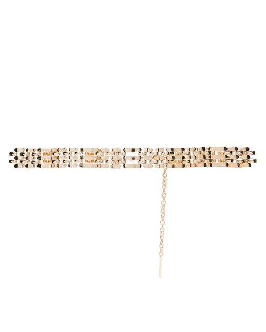 Alberta Ferretti Multicolor Chain Adjustable Belt