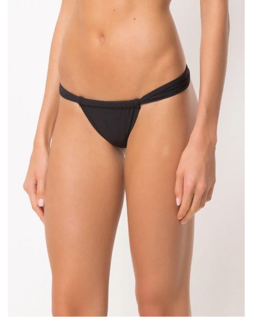 Amir Slama Black Fitted Bikini Bottoms