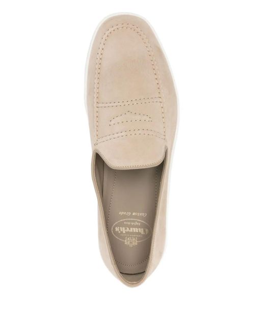 Church's Natural Topstitched Loafers for men