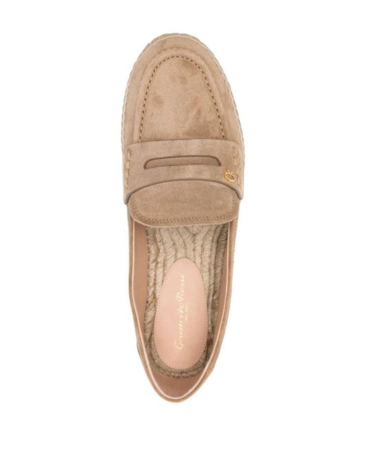 Gianvito Rossi Natural Loafer-style Espadrilles