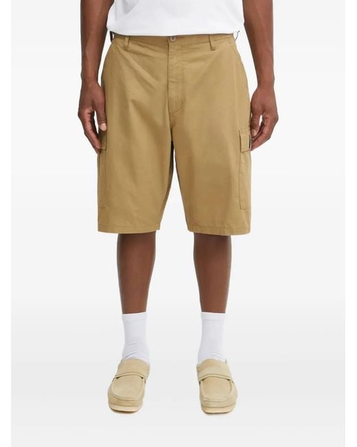 Neighborhood Natural Cargo-Pocket Cotton Shorts for men