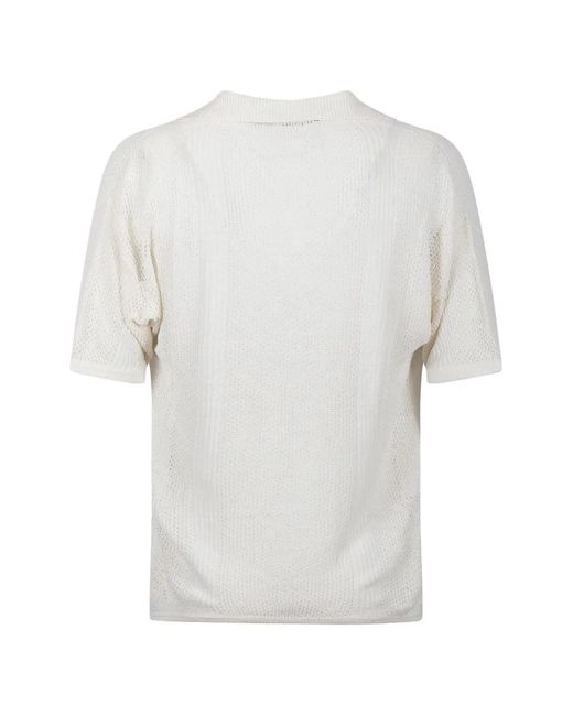 Amaranto White Buttoned Shirt for men