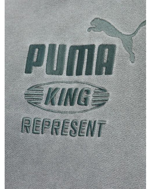 PUMA Gray X Represent Hoodie for men