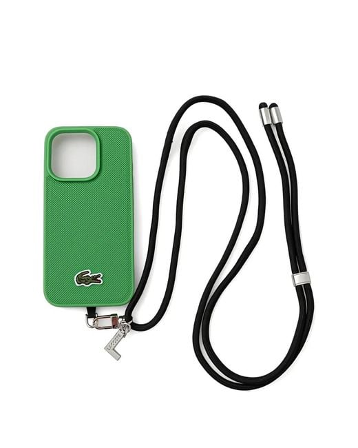 Lacoste Green Logo-Detail Iphone 15 Pro Case