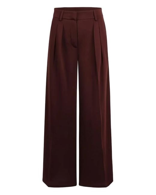 Max Mara Purple Pleated Trousers