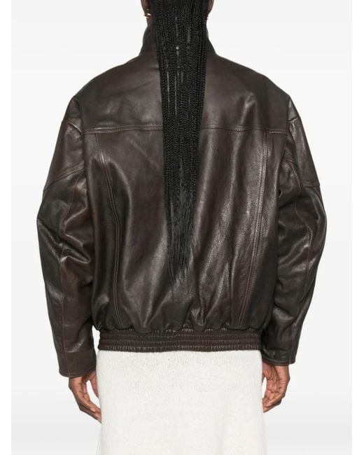 Salvatore Santoro Brown Zip-Cuff Jacket