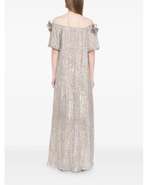 Sachin & Babi Metallic Valentina Gown